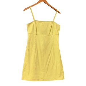 Wild Fable Strappy Dress Size Small Yellow-Green Mini NWT